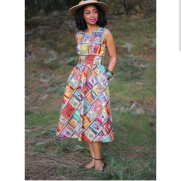 Retrolicious Dresses & Skirts - RETROLICIOUS 4111 Fairytales Midi Dress  2X new with tags no longer available!